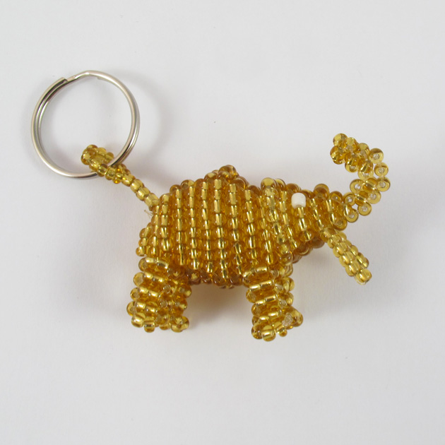 Malaika-portachiavi-elefante-oro-4